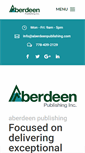 Mobile Screenshot of aberdeenpublishing.com